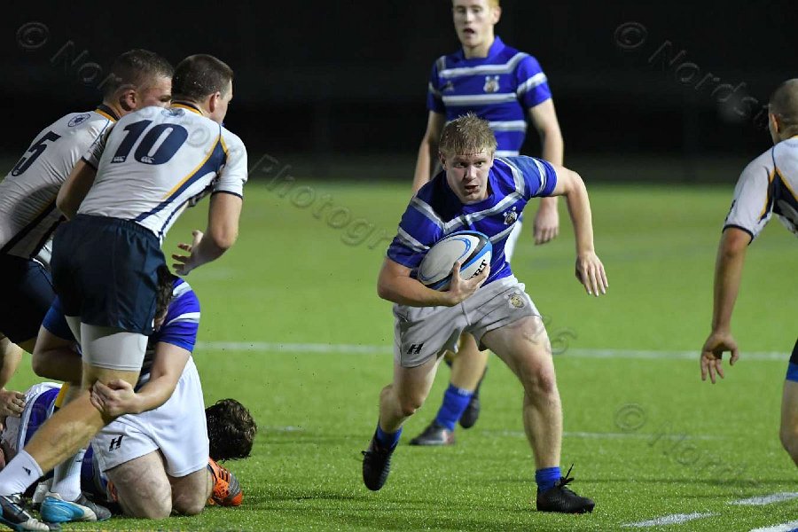 Wheaton Men\'s Rugby vs Mass Maritime.  Photo by Keith Nordstrom